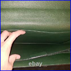 Louis Vuitton, Moskova Briefcase, Green, Taiga, Vintage