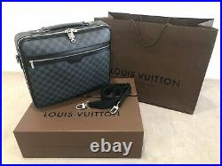 Louis Vuitton Steeve Daimer Graphite Canvas Laptop, Travel, Business Bag