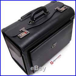 Luggage Laptop Bag Briefcase Case Women Men Leather Computer Best Rolling Mobile