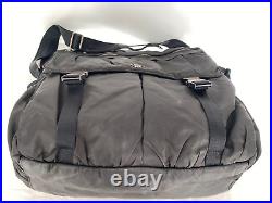Lululemon Large Black Commuter Bag Laptop PurseCrossbody Messenger Flap Handbag