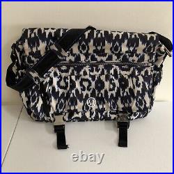 Lululemon Urban Yogi Messanger Laptop Travel Bag Ikat READ