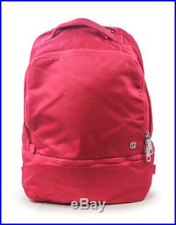 Lululemon Women's Fuchsia Pink School Laptop Bag City Adventurer Backpack New