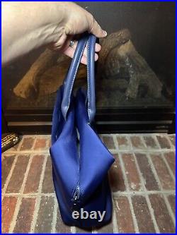 Lux & Nyx Origami Tote 15-inch Laptop Bag Navy Blue Travel Neoprene Victory V