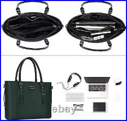 Lvtree Women Messenger Handbag Leather Laptop iPad Tote Bag