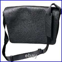 MICHAEL KORS Bryant Large Messenger/laptop Bag With Dust Bag. Black Leather