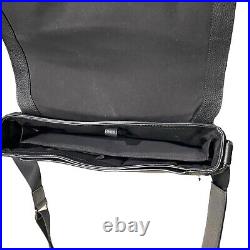 MICHAEL KORS Bryant Large Messenger/laptop Bag With Dust Bag. Black Leather