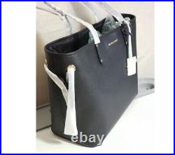 MICHAEL KORS LARGE DRAWSTRING TOTE BAG LAPTOP MK BLACK handbag satchel