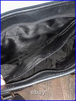 MICHAEL KORS SADY Black Women's Tote Shoulder Bag WithProtective Feet HTF NWOT