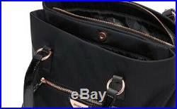 MIMCO Tote Black Echo Worker Bag Laptop Handbag Large Pouch RRP $249 Rose Gold