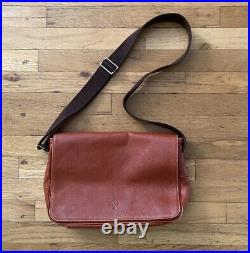 MULBERRY Brown Thick Leather Crossbody Satchel Shoulder Laptop Bag Handbag