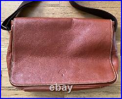 MULBERRY Brown Thick Leather Crossbody Satchel Shoulder Laptop Bag Handbag