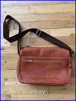 MULBERRY Brown Thick Leather Crossbody Satchel Shoulder Laptop Bag Handbag