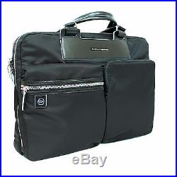 Man Woman Briefcase PIQUADRO CELION black laptop coach bag new CA3355CE/N EUPG