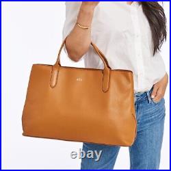 Mark & Graham Camel Caroline Leather Handbag, NEW with Tag, Laptop Bag/Office Bag