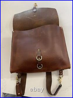 Martine Adeline Leather Bag (Caramel) SUPER RARE Backpack Laptop