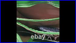McKlein Glen Ellyn Green Leather Detachable Women Laptop Bag Bag Only New
