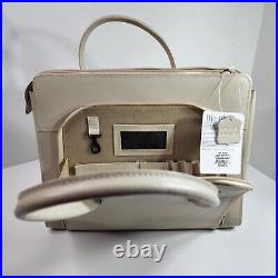 McKlein Lake Forest 15.6 Inch Ladies Leather Case w Removable Sleeve 94337 NWT