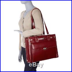 McKlein USA Joliet 15 Leather Laptop Tote EXCLUSIVE Women's Business Bag NEW