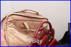 McKlein Womens EDGEBROOK Wheeled RED Laptop Case computer bag rolling carry on