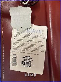 McKlein Womens Leather Laptop Case Tote Purse Bag Red Original R3