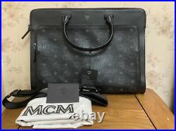 Mcm laptop / document bag/ crossbody