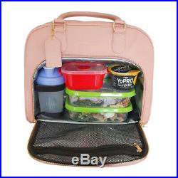 Mealami Blush Mini Meal Prep Handbag Management Laptop Bag Travel Gym