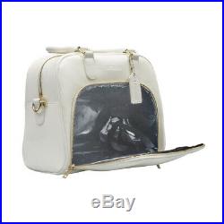 Mealami White Mini Meal Prep Handbag Management Laptop Bag Travel Gym