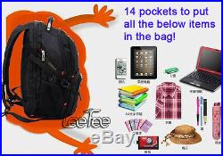 Men Women SwissGear Waterproof Backpack Bag Travel Bag 15 17 Laptop Schoolbag