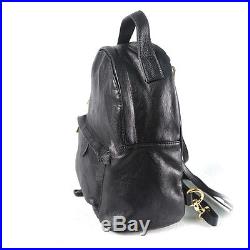 Men Women Vintage Leather Backpack Rucksack Bag Laptop Casual Travel School Bags