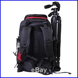 Mens Womens Rainproof DSLR SLR Camera Backpack 17 Laptop Shoulder Bag Rucksack