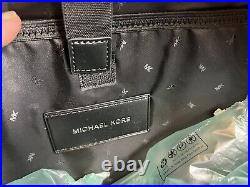 Michael Kors Cooper Large Signature PVC Graphic Logo Backpack Book bag Flame NEW