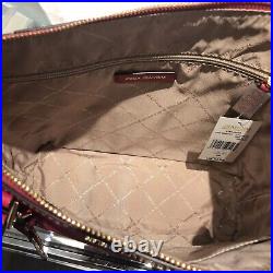Michael Kors Gilly Large Leather Tote Laptop Bag Handbag Purse Shoulder+wristlet