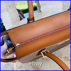 Michael Kors Gilly Lg Drawstring Zip Tote Bag Laptop Signature/wallet Option Nwt