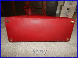 Michael Kors Handbag Purse Sady Tote 35T7GD4T7L Jet Set Red Saffiano Leather EUC
