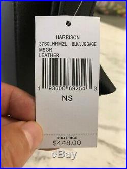 Michael Kors Harrison Jet Set Signature Laptop Messenger Bag Black Luggage $448