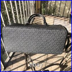 Michael Kors Lady Large Drawstring Laptop Tote Bag Shoulder Purse Handbag Black