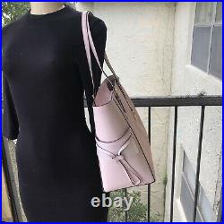 Michael Kors Large Tote Handbag Purse Laptop Shoulder Bag + Double zip Wallet