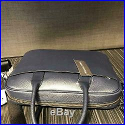 Michael Kors Leather Briefcase For Men Crossbody Shoulder Strap Messenger Laptop