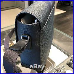 Michael Kors Men Business Briefcase Shoulder Messenger Laptop Bag PVC Leather MK
