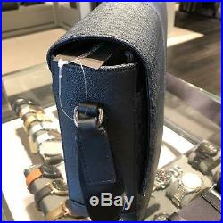 Michael Kors Men Business Briefcase Shoulder Messenger Laptop Bag PVC Leather MK