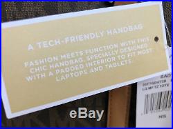 Michael Kors Sady Large Multifunctional Top Zip tote Luggage Brown Laptop Bag