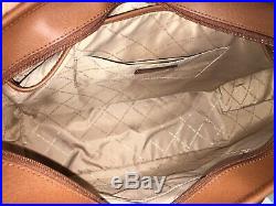 Michael Kors Sady Large Multifunctional Tote Bag Vanilla Signature Laptop Sleeve