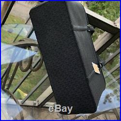 Michael Kors Sady Leather Multifunction Laptop Tz Tote Bag Mk Black/silver