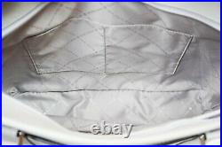 Michael Kors Sady Medium Ns Tz Tote Shoulder Bag Gray Aluminum (13 Laptop Fits)