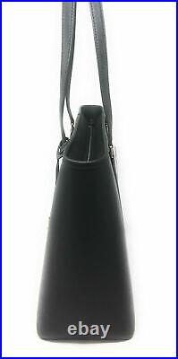 Michael Kors Sady Top Zip Large Functional Leather Tote Bag Black