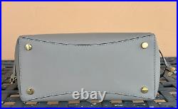 Michael Kors Voyager East West Drawstring Tote Shoulder Bag Pearl Grey/gold