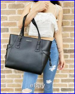 Michael Kors Voyager East West Leather Tote Bag Women Laptop Handbag Compatible