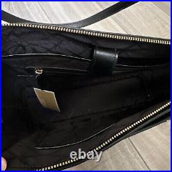 Michael Kors Voyager Large East West Tote Bag Leather Black