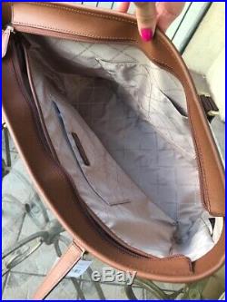 Michael Kors Women Large PVC Leather Tote Bag Purse Handbag Laptop+Clutch Wallet