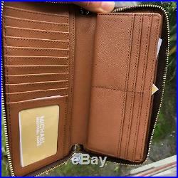 Michael Kors Women PVC Leather Large Shoulder Tote MK Bag Handbag and Wallet Set